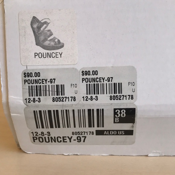 Aldo Pouncey black wedges - Picture 6 of 6